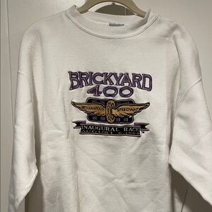 White Brickyard 400 Sweatshirt